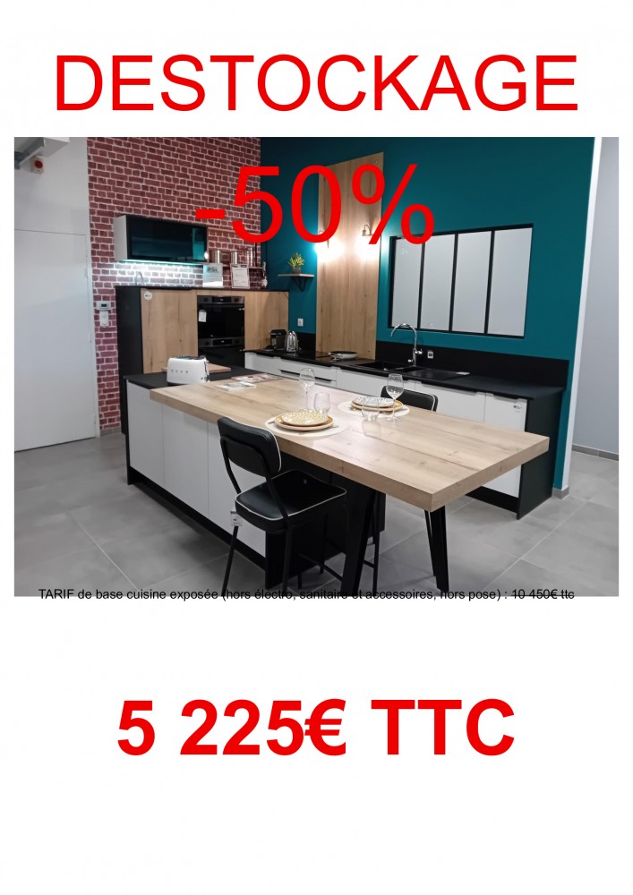 D&eacute;stockage cuisine Expo pour renouvellement